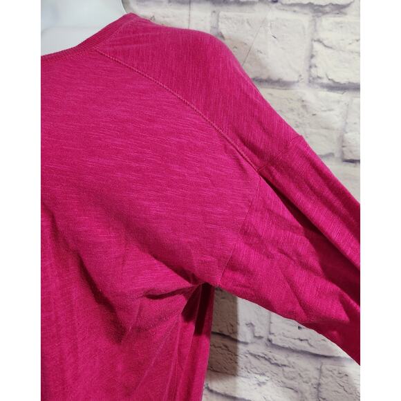 Secret Treasures Fuchsia Embroidered Cuddle All Day Top Small Long Sleeves Soft - Picture 2 of 4
